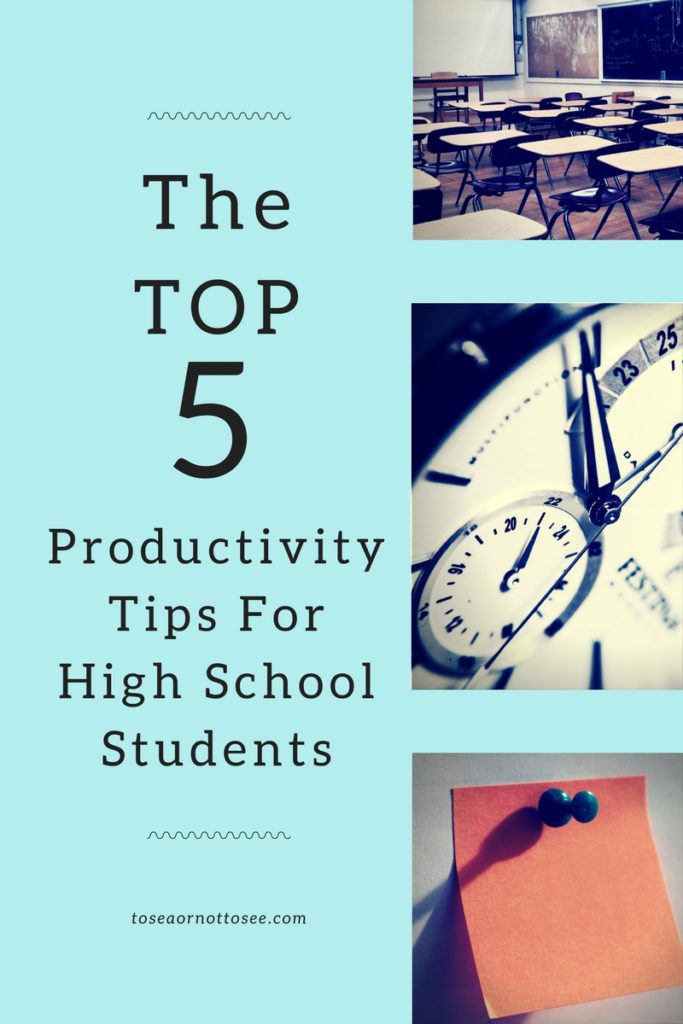 The Top 5 Productivity Tips For Students by https://toseaornottosee.com