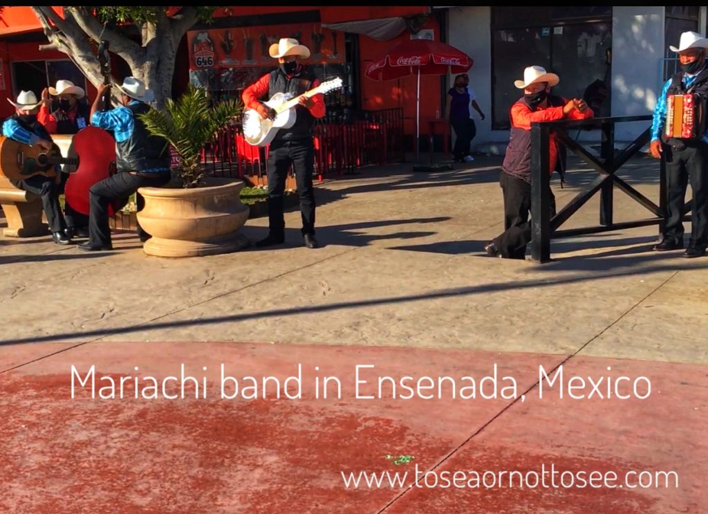 Mariachi Band in Ensenada, Mexico near Baja Naval Marina